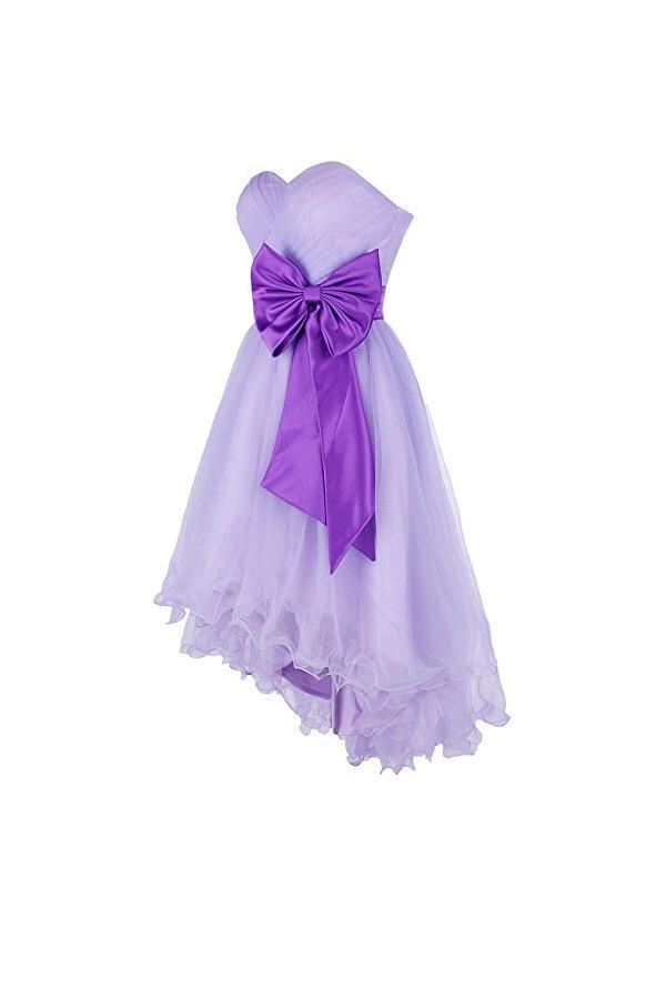 High Low Short Prom Dress Tulle Homecoming Dress