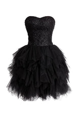 Mini Princess Strapless Homecoming Dress Short Prom Dress